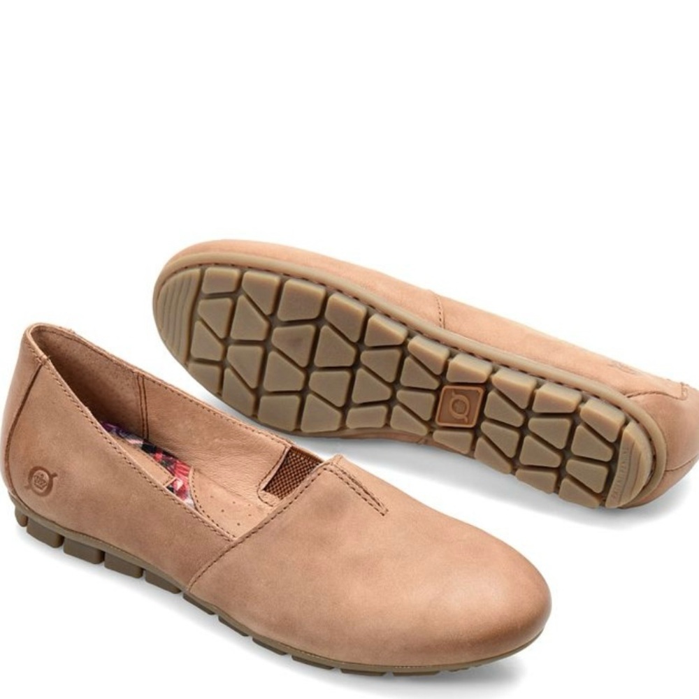 Born | Sebra leather flats